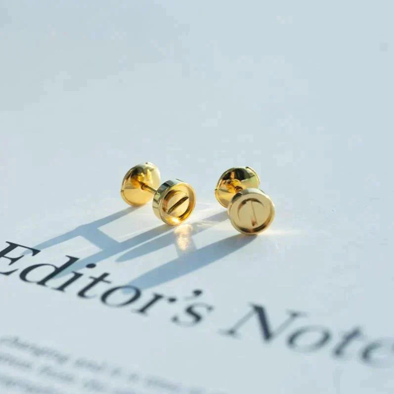 CARTIER LOVE EARRINGS GOLD 10MM