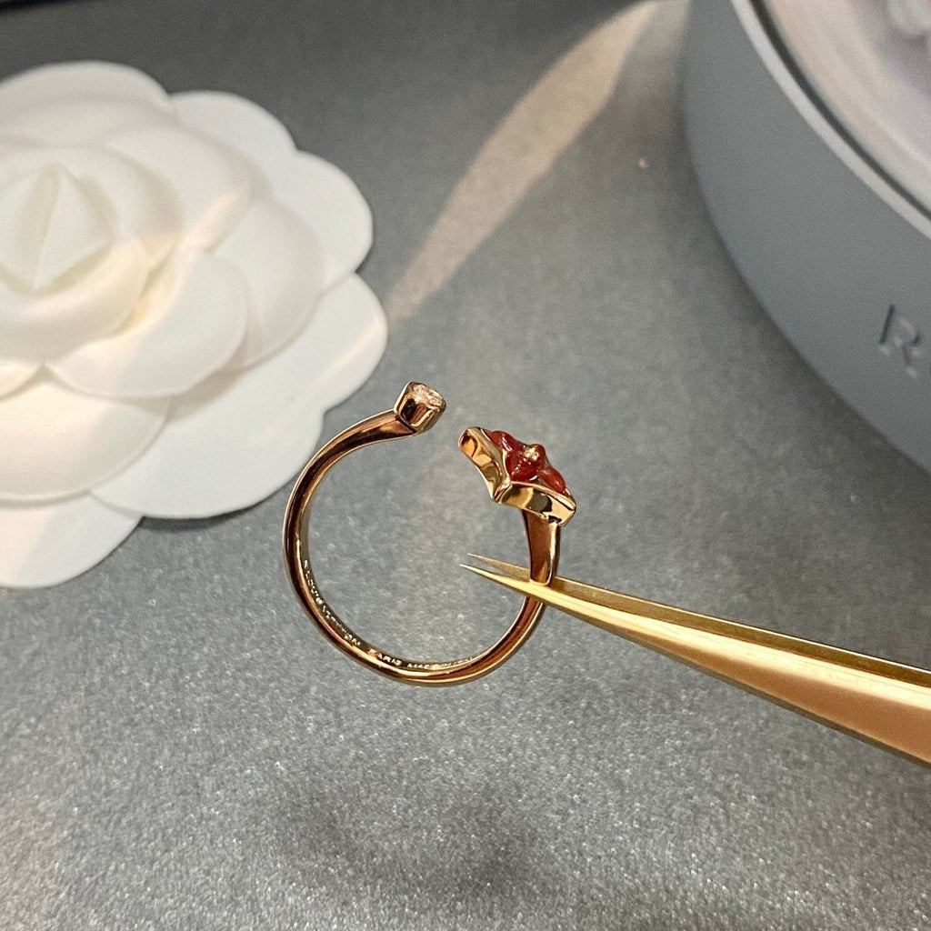 LOUIS VUITTON STAR 1 DIAMOND OPEN RING