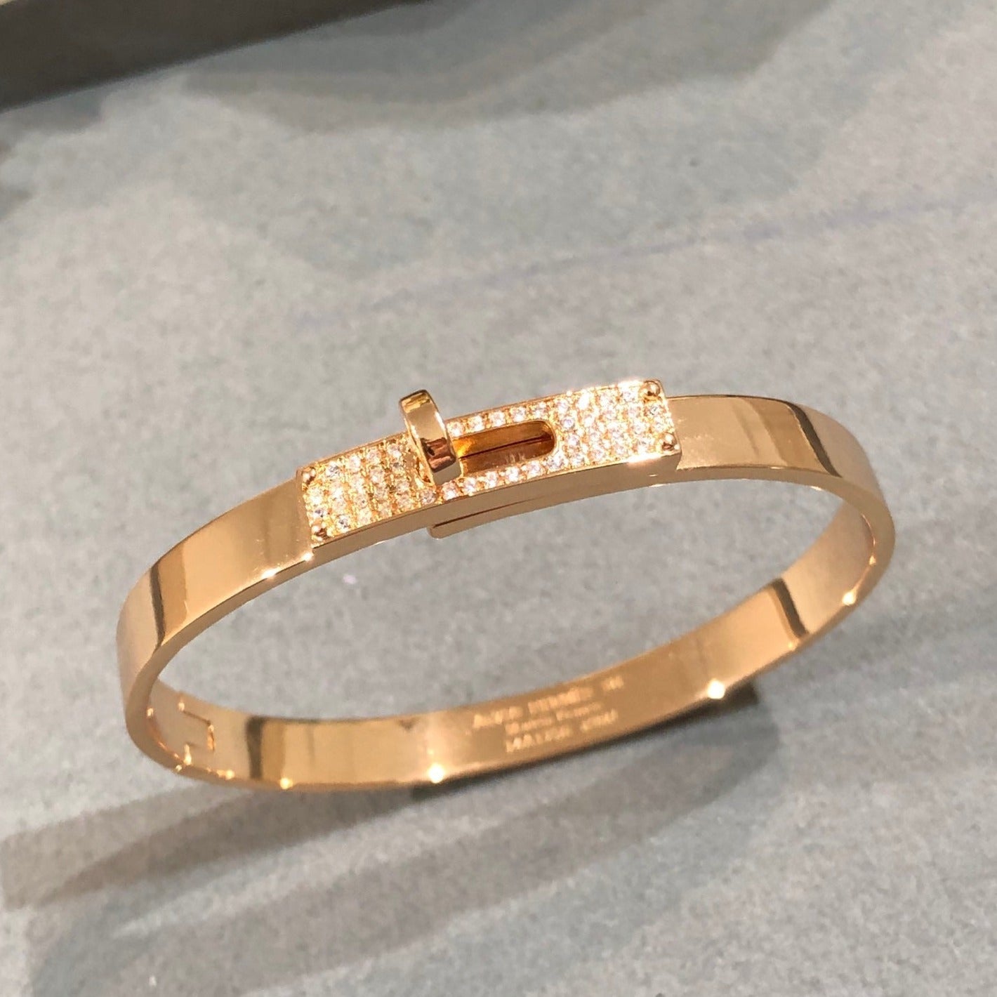 HERMES KELLY BRACELET DIAMOND