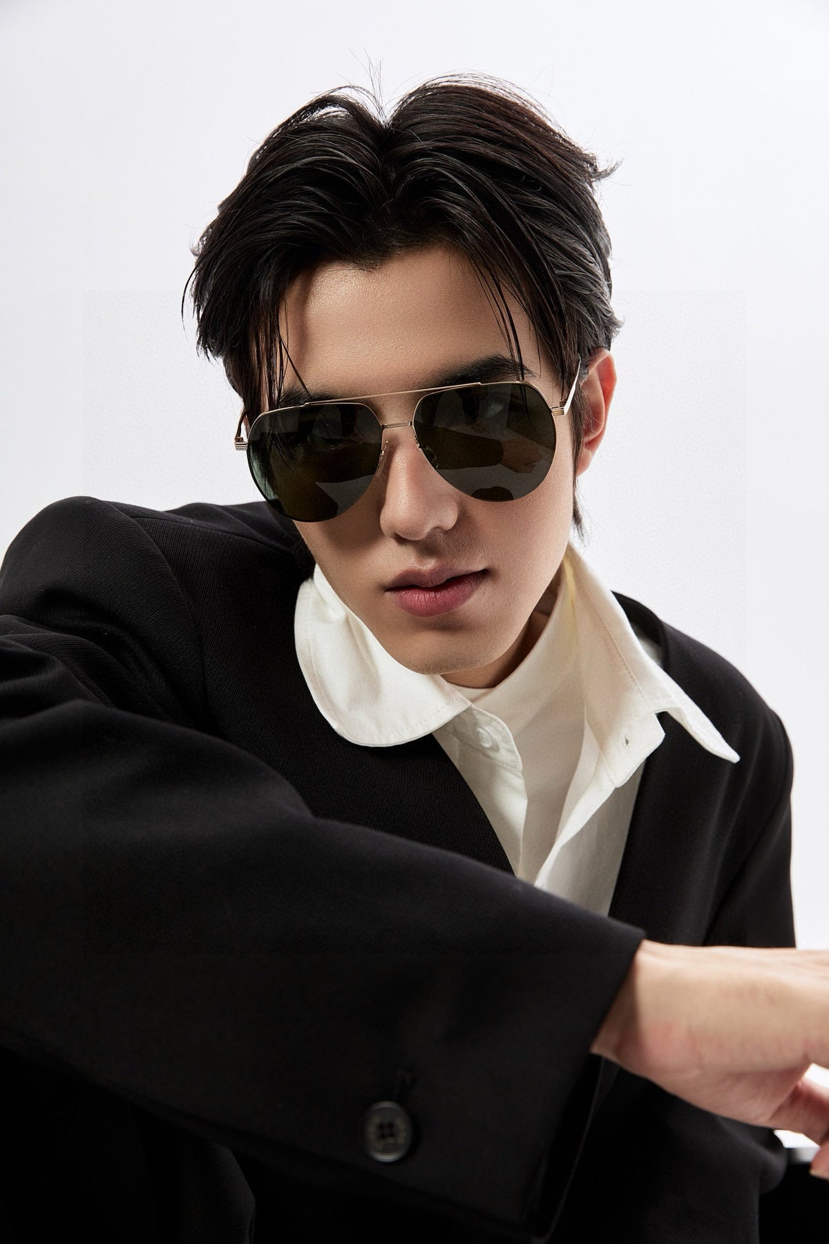 GUCCI AVIATOR FRAME SUNGLASSES 575760 IN METAL