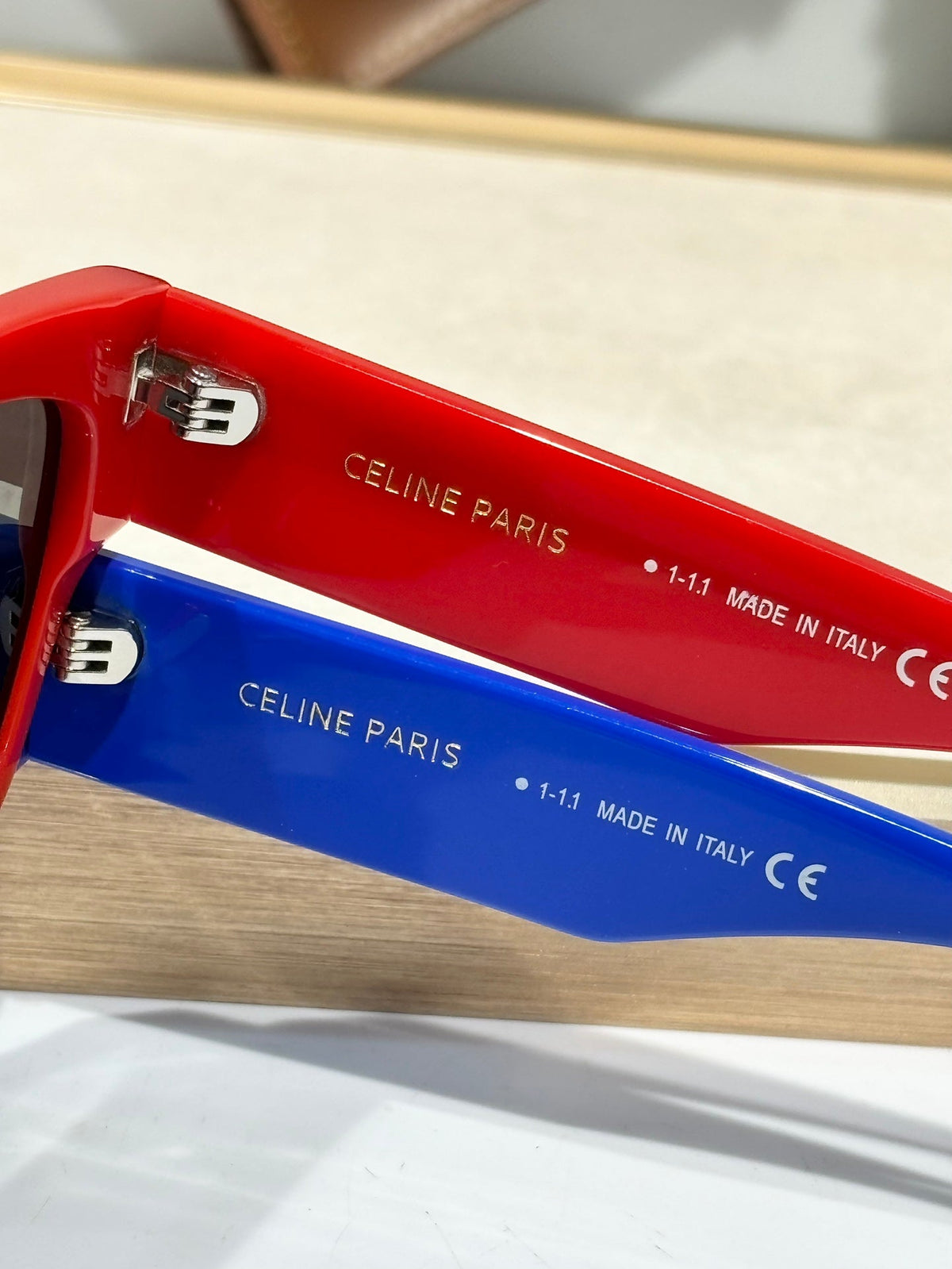 CELINE TRIOMPHE SUNGLASSES CL40197 IN PINK ACETATE