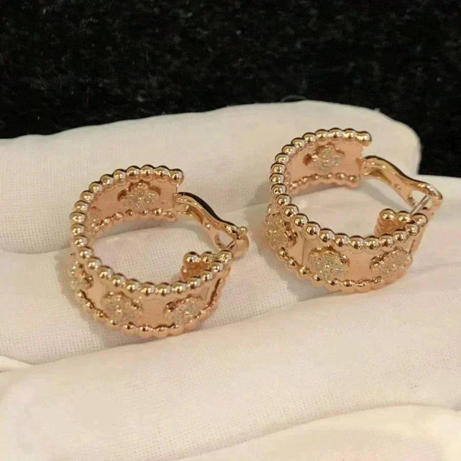 VCA PERLEE DIAMOND EARRINGS